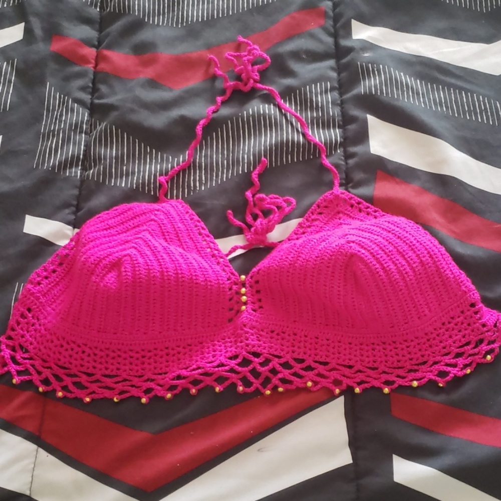 Crochet handmade bra